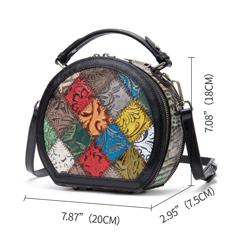 Genuine Leather Handbags Mini Handbag Retro Single Shoulder LadyShow.Store