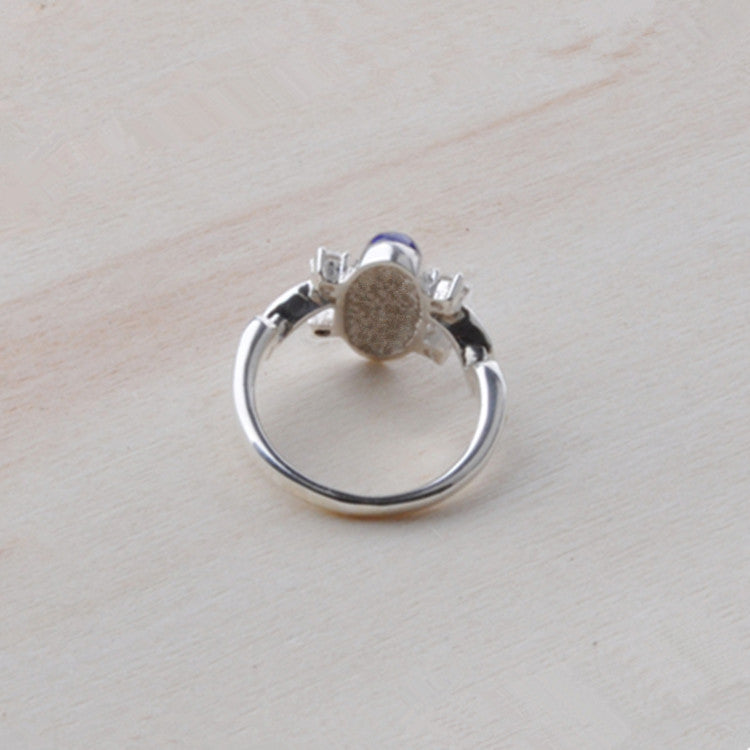 Korea S925 Silver Lady Pinky Index Finger Ring Wedding Ring Ring