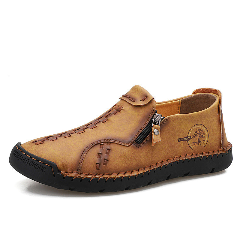 Fashion Casual Leather Shoes Solid Color Trend In The Help Best YouTube Store