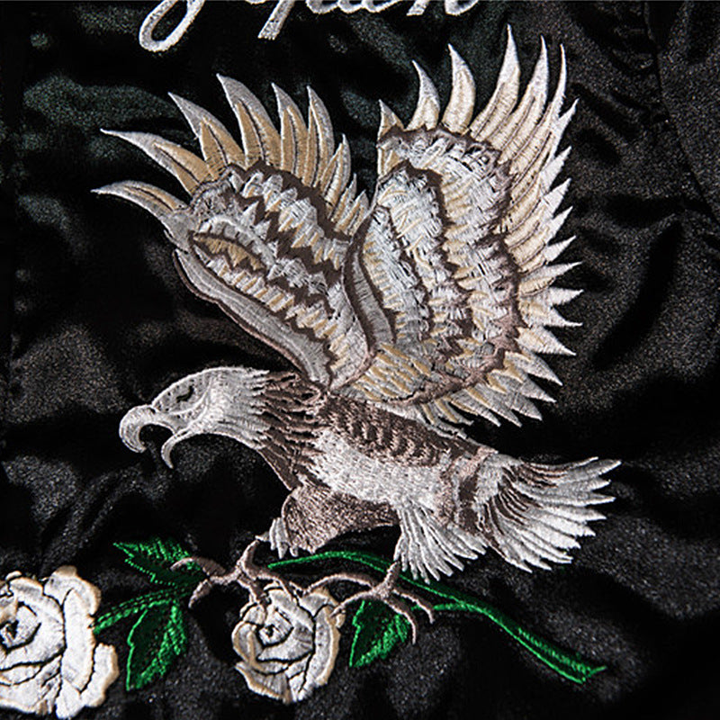 Skull Pattern Embroidery Men's Casual Jacket Men's Autumn And Winter Jacket Best YouTube Store