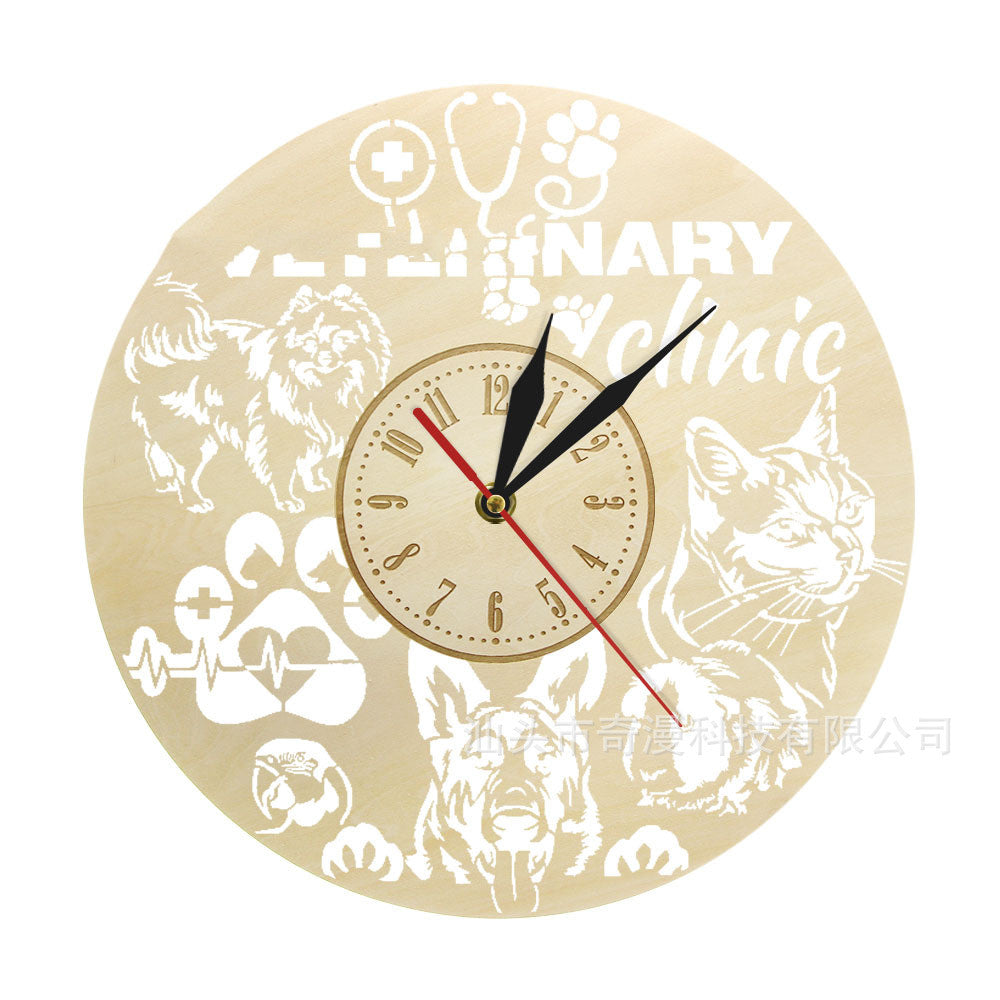 Wooden Wall Clock Modern Wall Clock PearlNestDecor.com