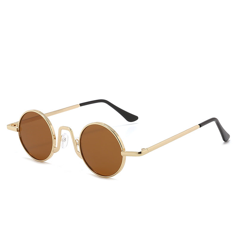 Retro Hip Hop Sunglasses Small Frame Round LadyShow.Store