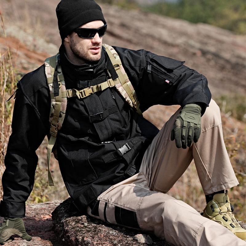 Fashion Men's Outdoor Multi-pocket Trousers NorixaFashion.com