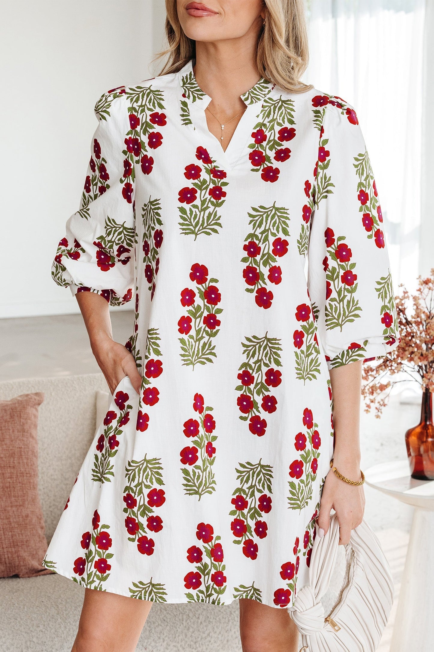 Catalina Sleeve Loose Mini Dress LuxuryLifeWay Online Store