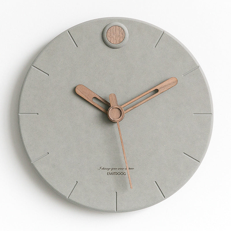 Simple creative wall clock PearlNestDecor.com