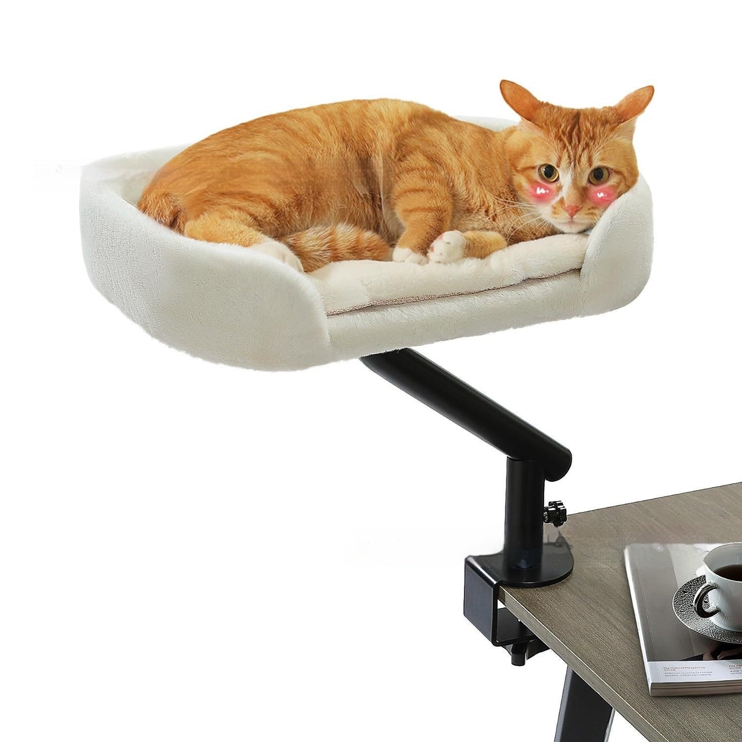 Desktop Cat Bed With Rotating And Adjustable-height Pet Cat Climbing Pets Fashion