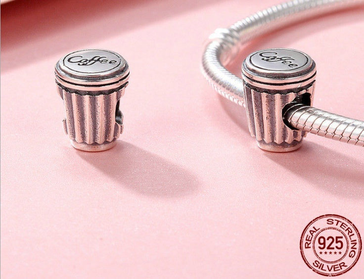 Coffee cup S925 pure beads LadyShow.Store