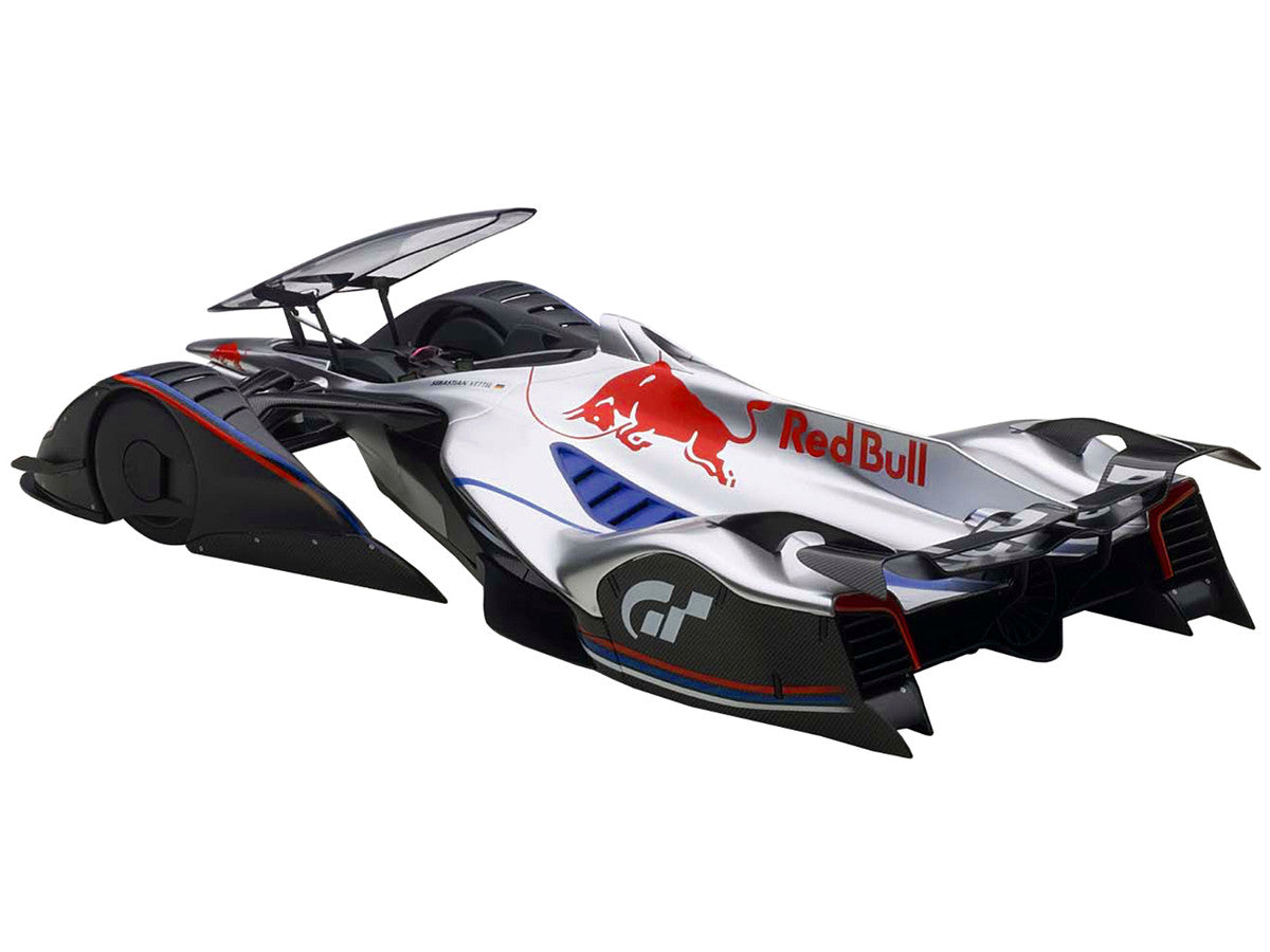 Red Bull X2014 Fan Car Sebastian Vettel Hyper Silver 1/18 Model Car by Autoart LuxuryLifeWay Online Store