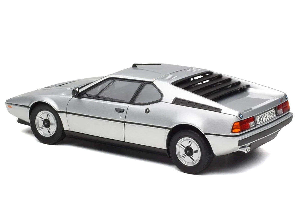 1980 BMW M1 Silver Metallic 1/18 Diecast Model Car by Norev LuxuryLifeWay Online Store