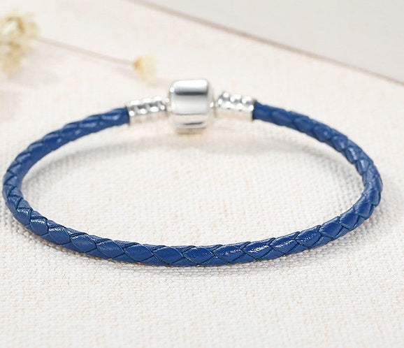 S925 silver leather rope bracelet LadyShow.Store