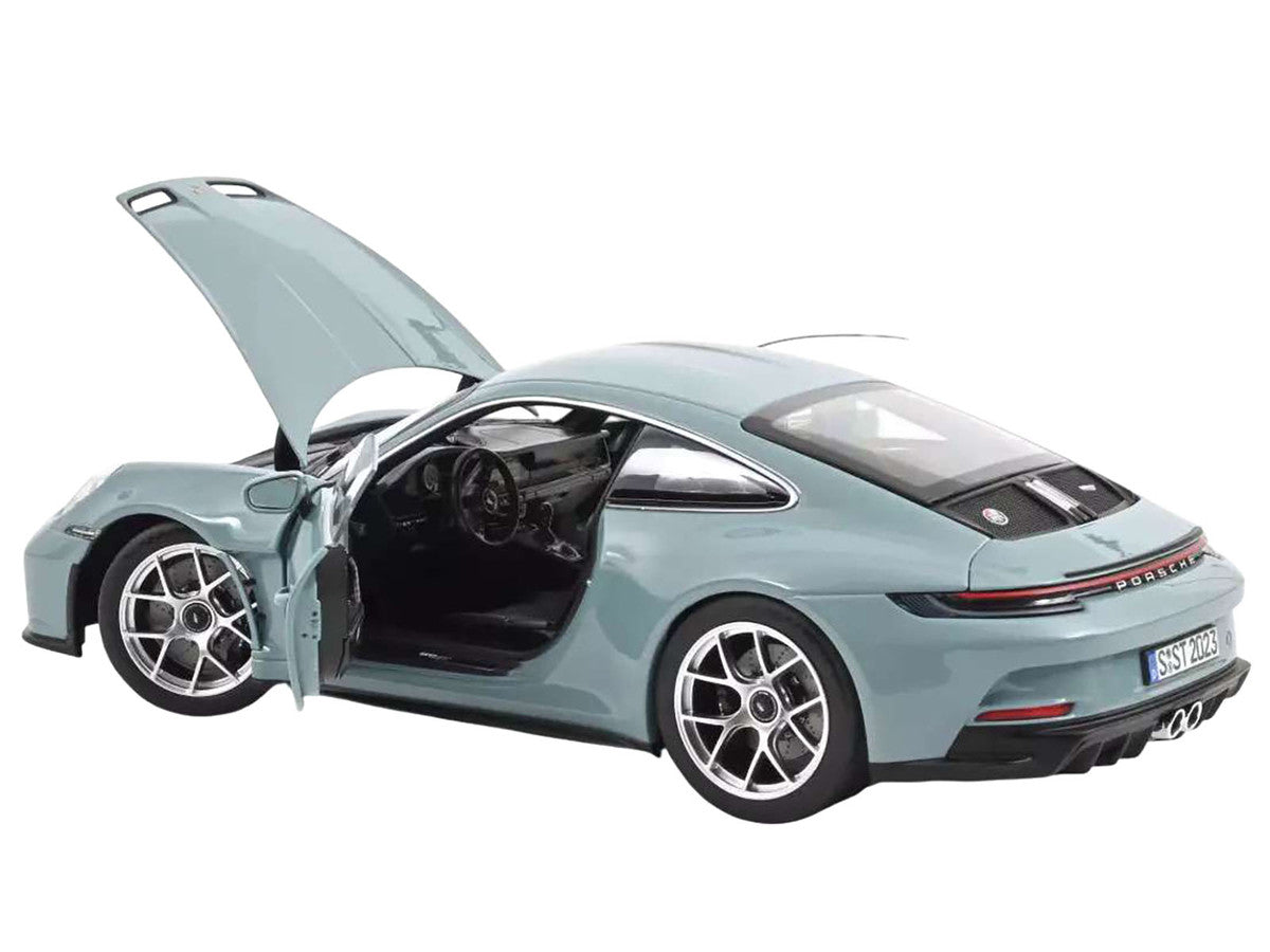 2023 Porsche 911 S/T Meissen Blue 1/18 Diecast Model Car by Norev LuxuryLifeWay Online Store