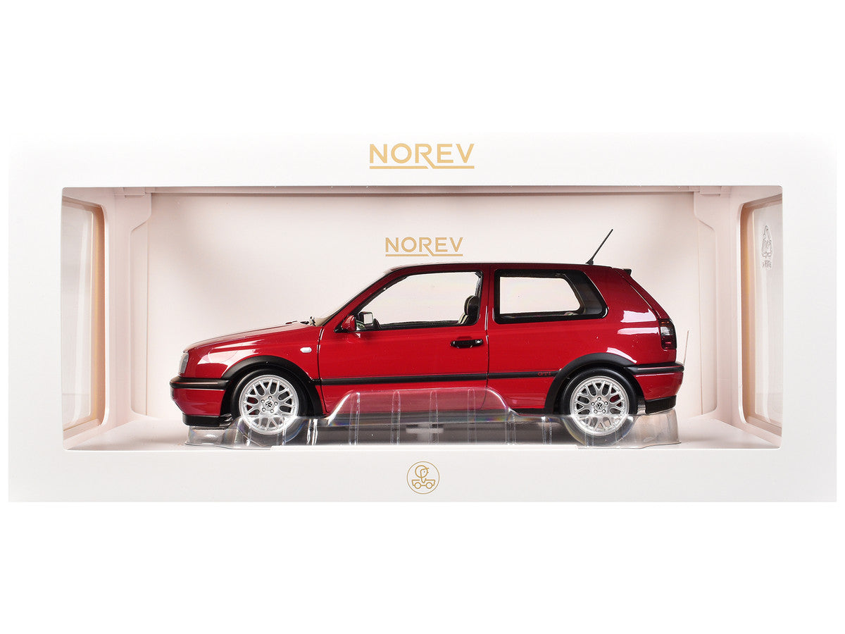 1996 Volkswagen Golf GTI "20 Years Anniversary Edition" Flash Red 1/18 Diecast Model Car by Norev LuxuryLifeWay Online Store
