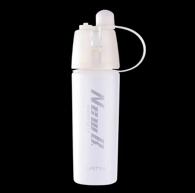 Portable Sports Spray Water Bottle (Plastic)