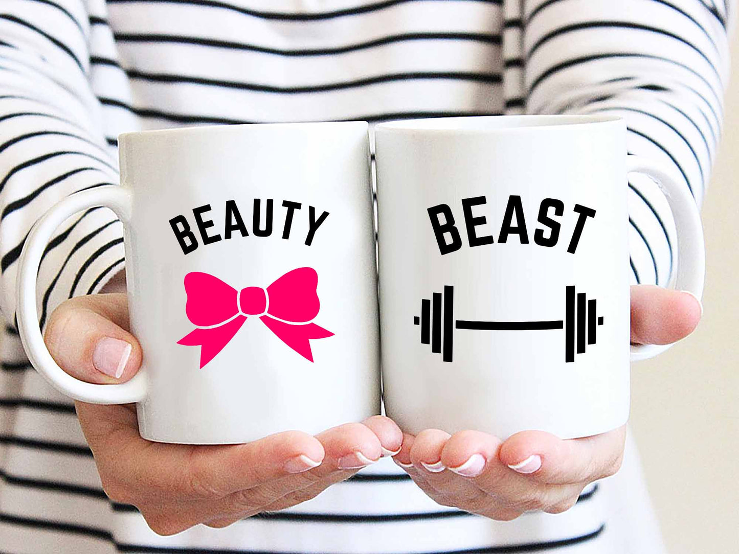 Beauty and Beast Coffee Mugs