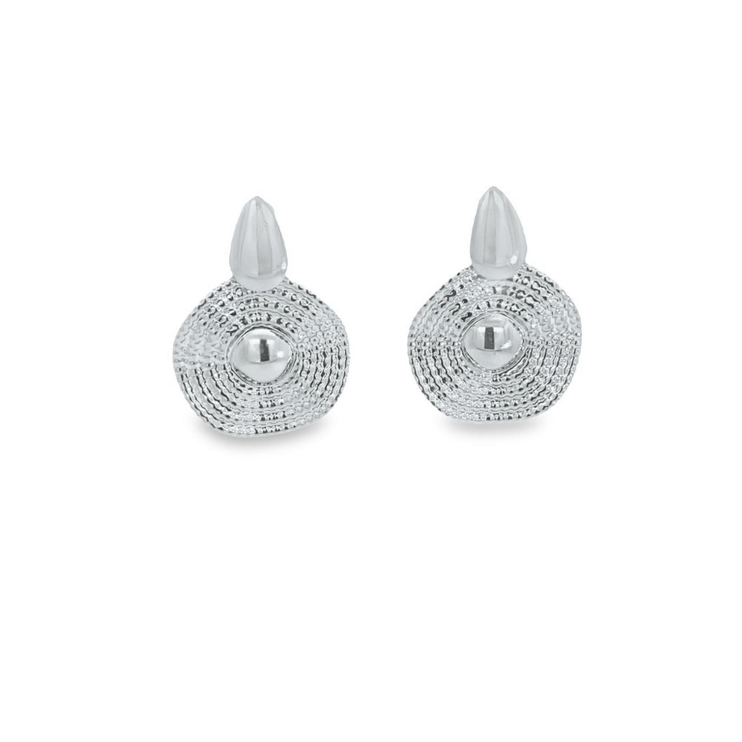 18k Gold/Rhodium Filled Designed Dangle Earrings (J278) LuxuryLifeWay Online Store