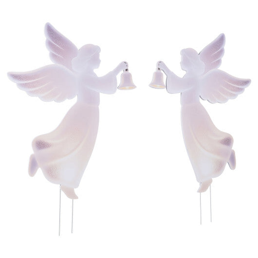 3 FTSet of 2 Outdoor Christmas Angel Yard Decoration-Pink LuxuryLifeWay Online Store