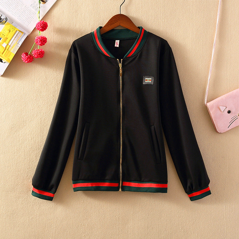 Women's Short Baseball Jacket CJD