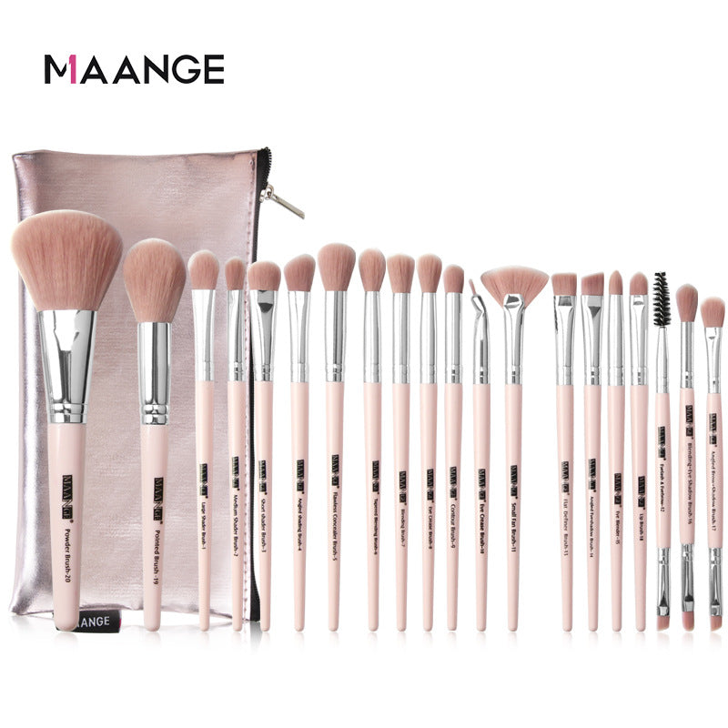 20-Piece Makeup Brush Set with Brush Bag LadyShow.Store
