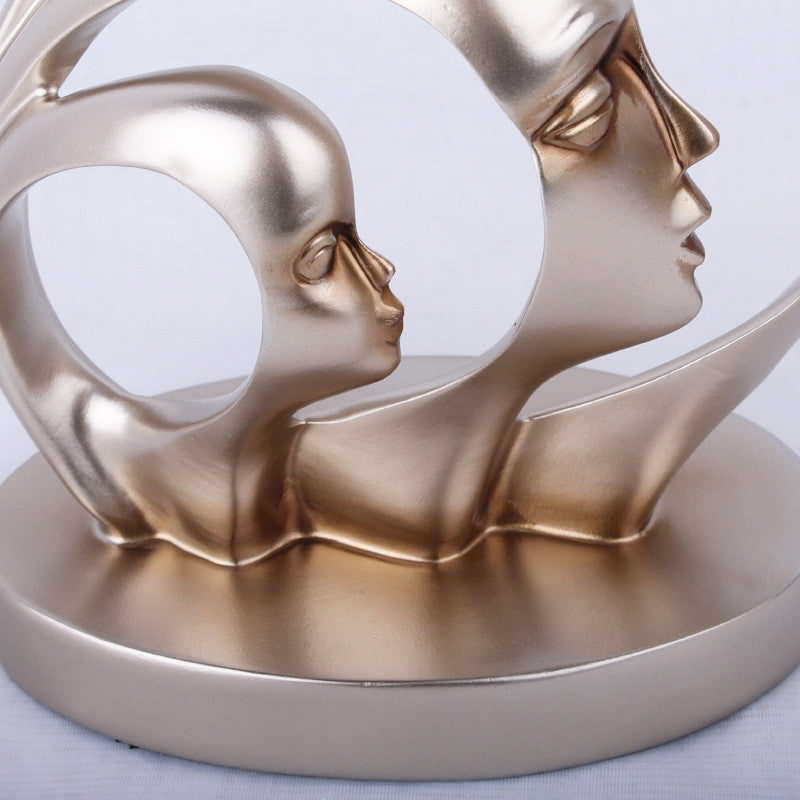 Resin Statue Sculpture Artwork Morden Ornaments PearlNestDecor.com