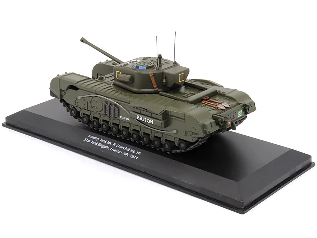 Infantry Tank Mk. IV Churchill Mk. VII "Briton" "UK 34th Tank Brigade France July 1944" 1/43 Diecast Model by AFVs of WWII LuxuryLifeWay Online Store