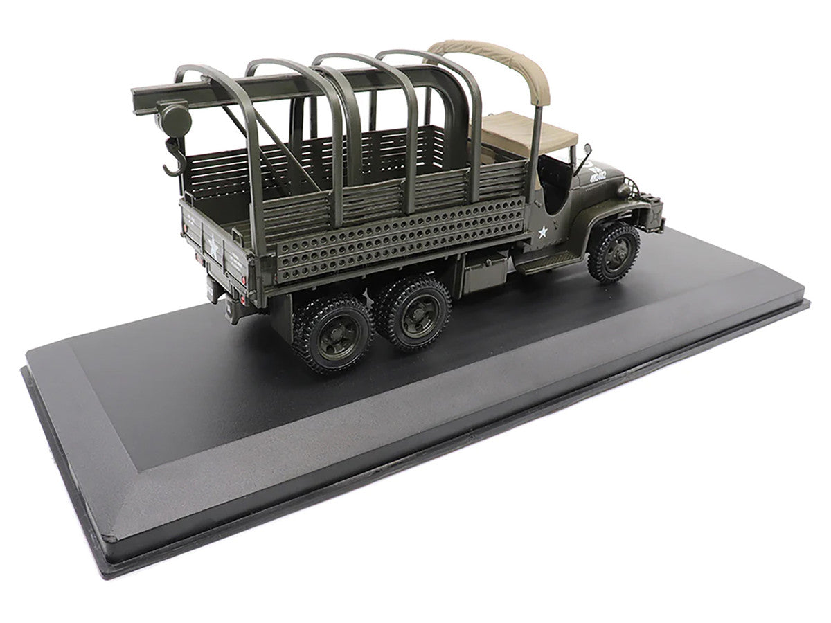 GMC CCKW353 Wrecker Tow Truck Olive Drab "United States Army" 1/43 Diecast Model by Militaria Die Cast LuxuryLifeWay Online Store