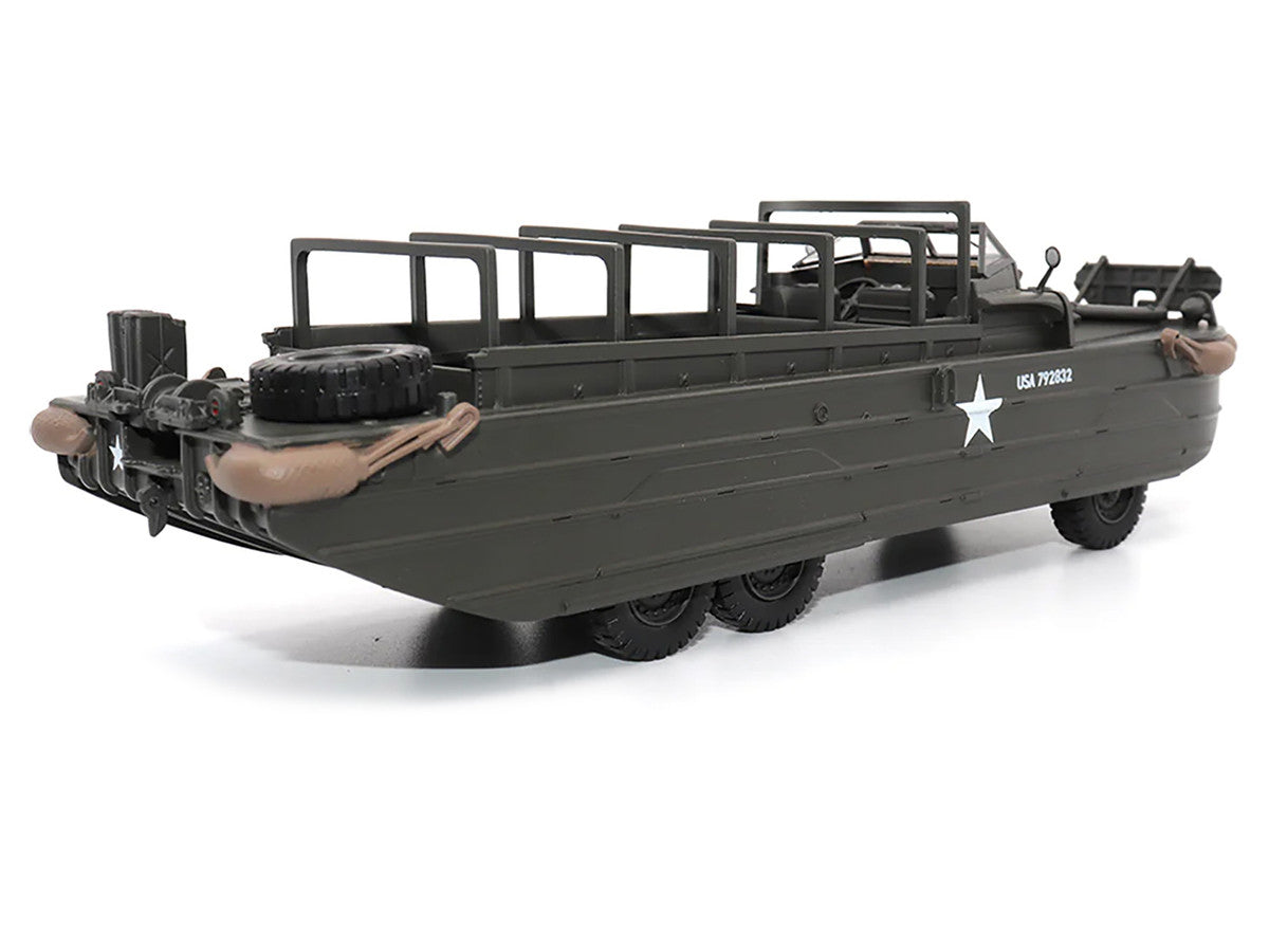 GMC DUKW Amphibious Vehicle Olive Drab "United States Army" 1/43 Diecast Model by Militaria Die Cast LuxuryLifeWay Online Store