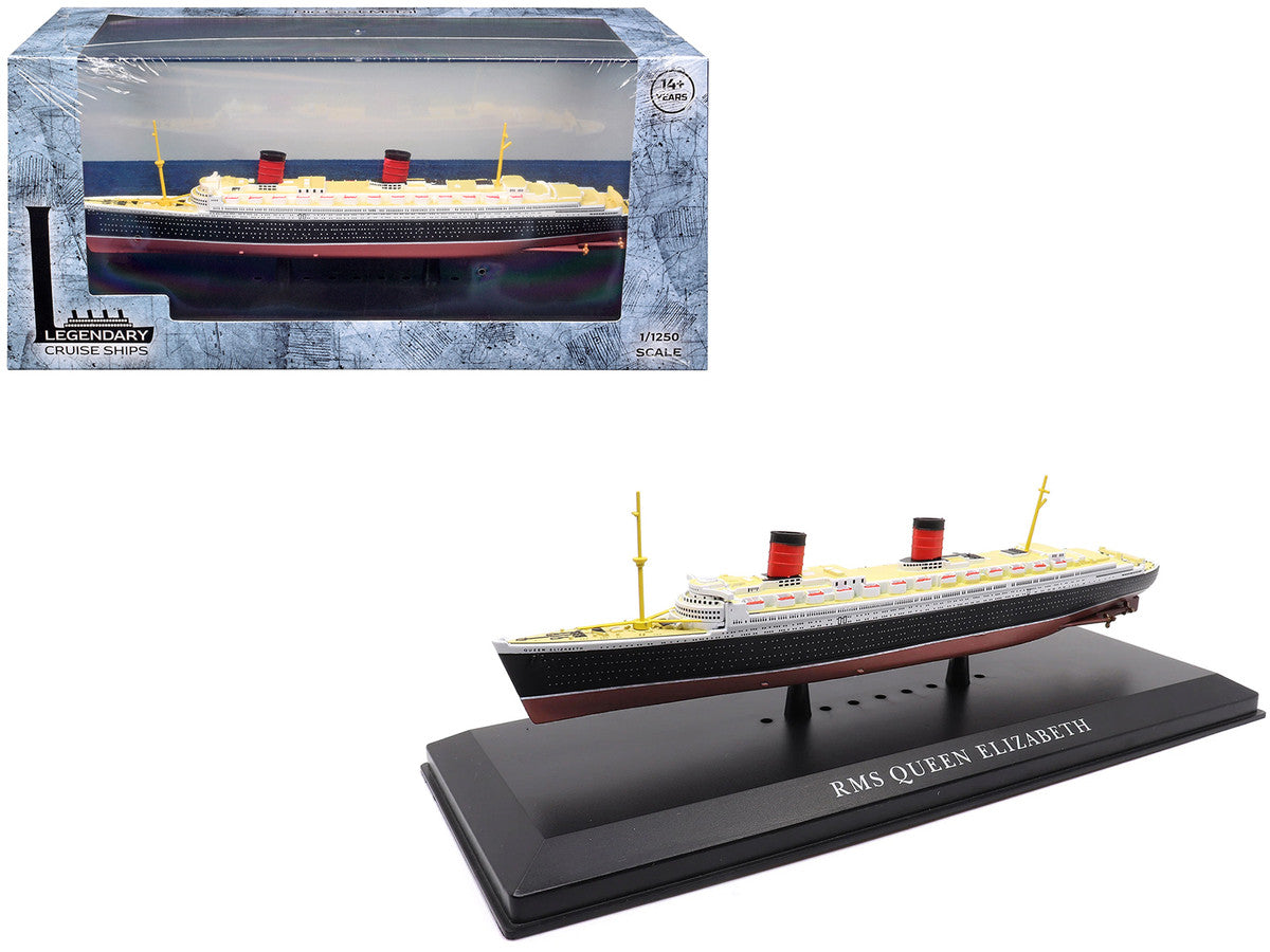 RMS Queen Elizabeth Passenger Ship 1/1250 Diecast Model by Legendary Cruise Ships LuxuryLifeWay Online Store