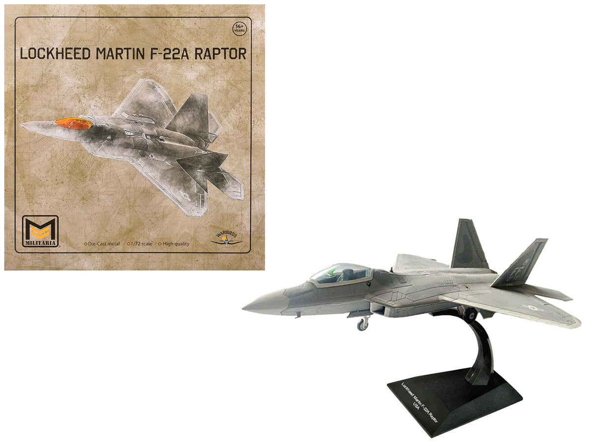 Lockheed Martin F-22A Raptor Aircraft "1st FW 94th FS" United States Air Force 1/72 Diecast Model by Militaria Die Cast LuxuryLifeWay Online Store