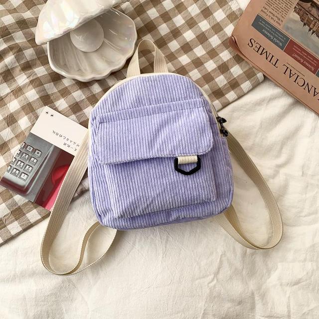 Women’s Corduroy Mini Backpack Pi-Mart