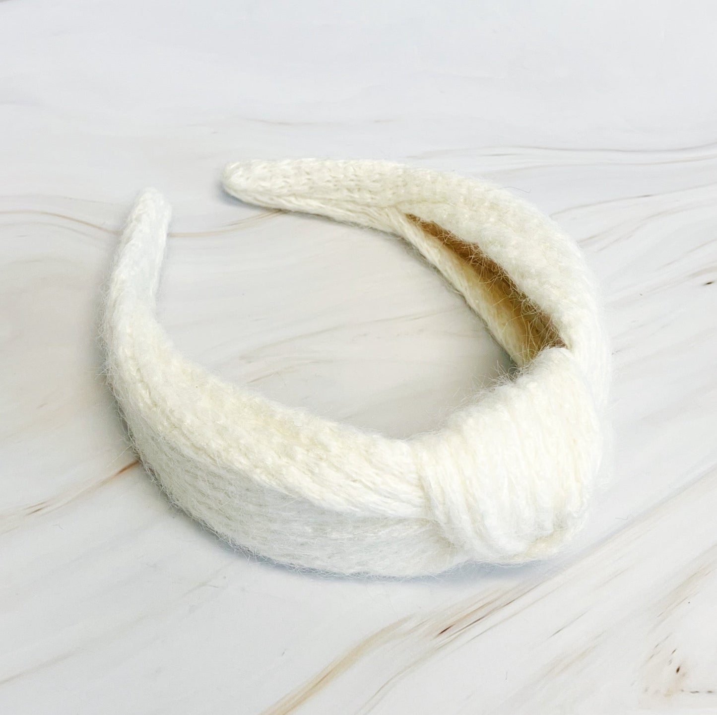 Cabled Knit Knotted Headband LadyShow.Store