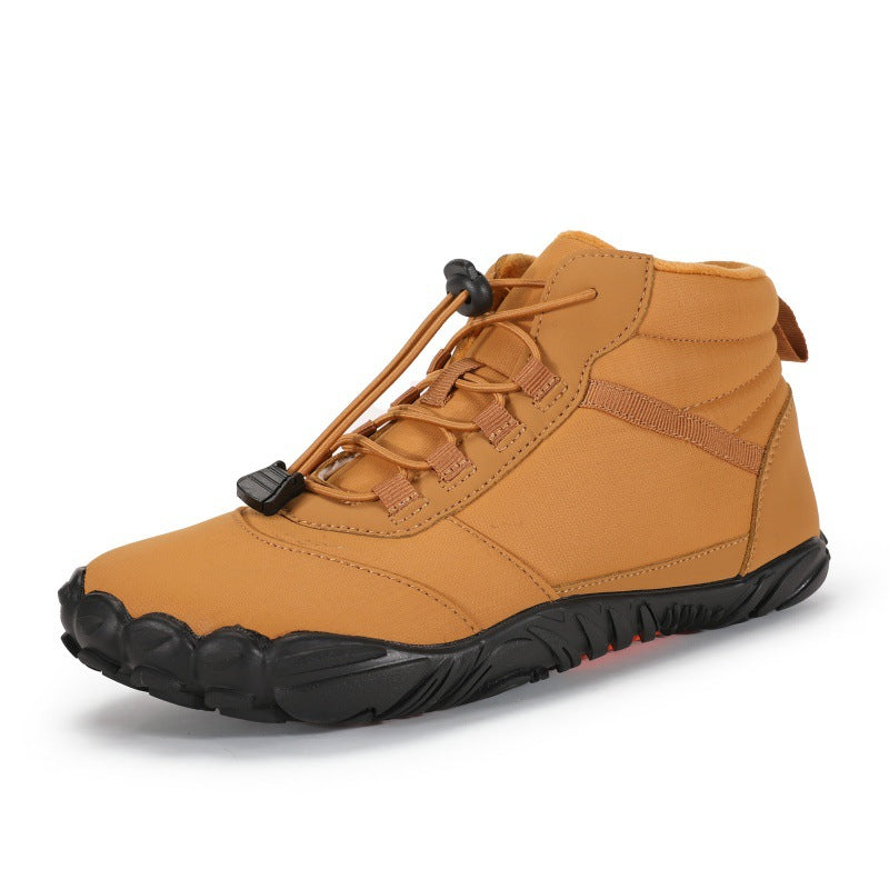 Fleece-lined Waterproof Snow Warm Breathable Couple High-top Casual Cotton Shoes CJD