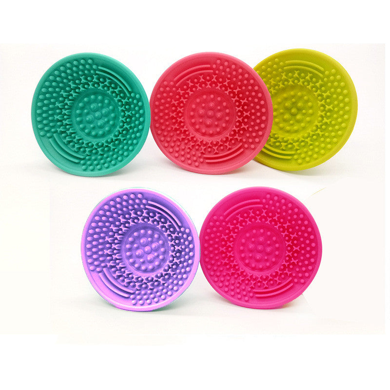 Makeup Brush Scrubbing Pad Makeup Brush Cleaning Pad Suction Cup Clean Cup Brush