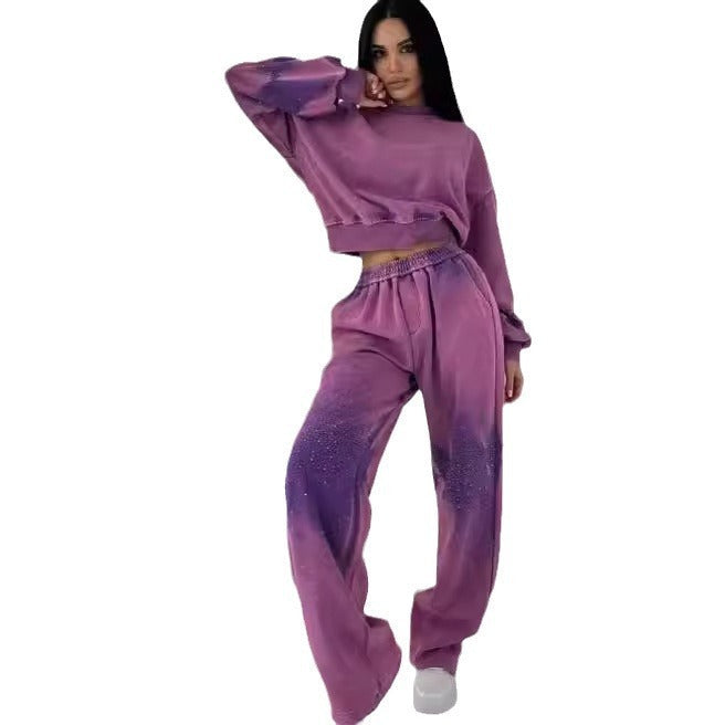 Hot Girl Sweater Trousers Suit Women LadyShow.Store