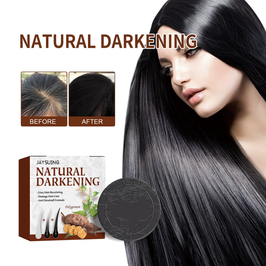 Fo-Ti Hair-Blackening Shampoo Bar Tri Light Beauty