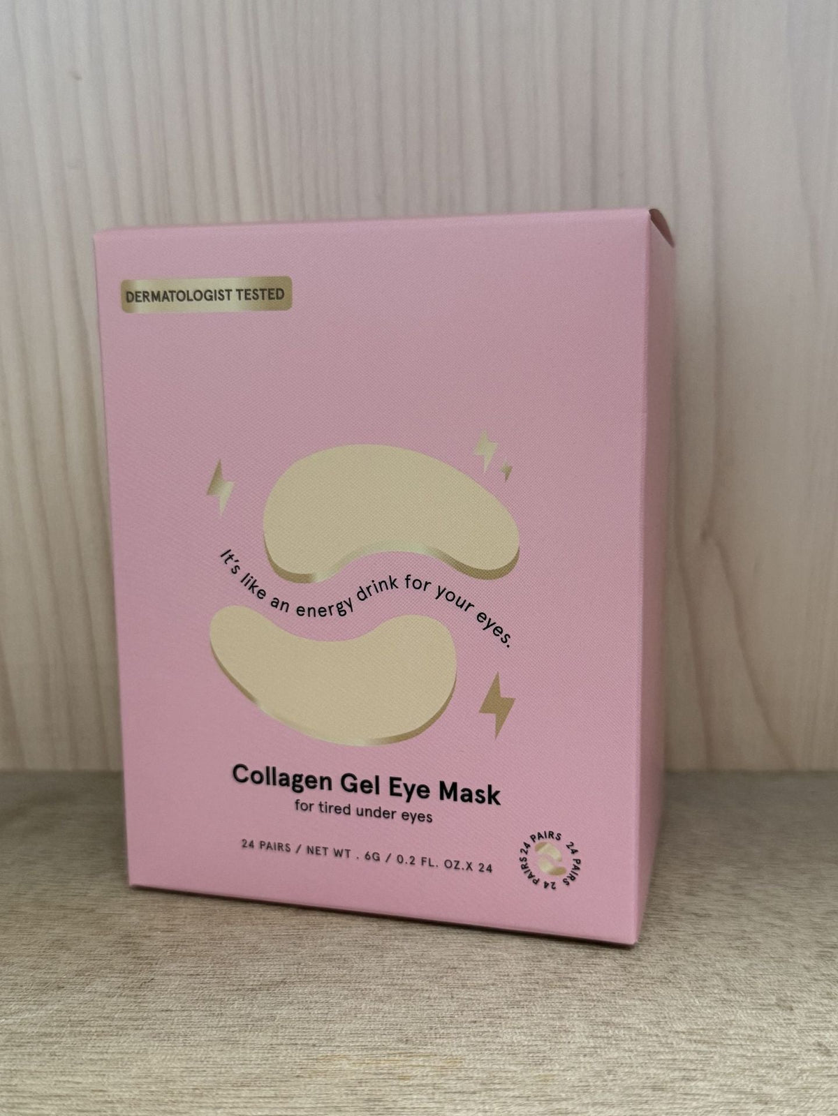 Gold Gel Eye Mask 24pcs Tri Light Beauty