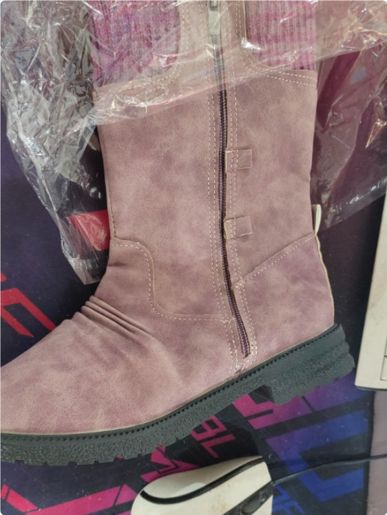 Women Winter Boots Mid-Calf Snow Boots LadyShow.Store