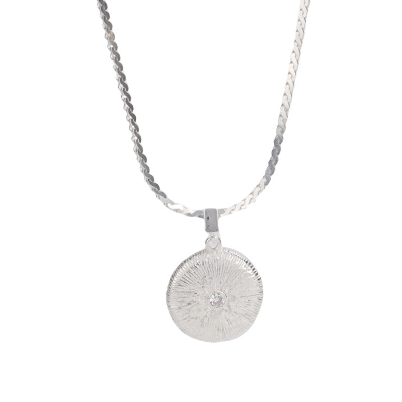 S925 Sterling Silver Zircon Necklace LadyShow.Store