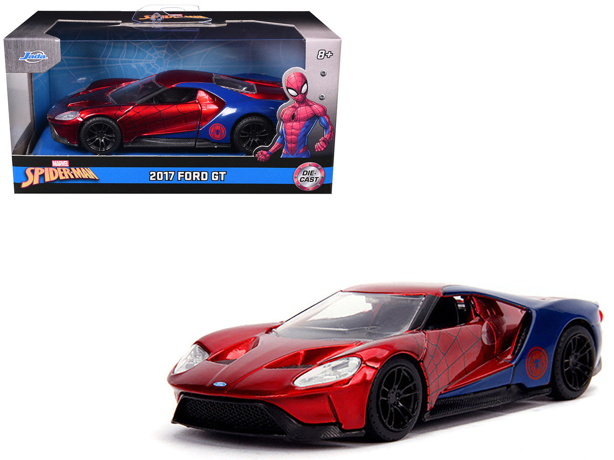 2017 Ford GT "Spider-Man" Theme "Marvel" Series 1/32 Diecast Model Car by Jada LuxuryLifeWay Online Store