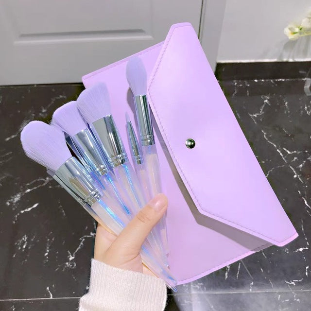 Purple Makeup Brush Set Pi-Mart