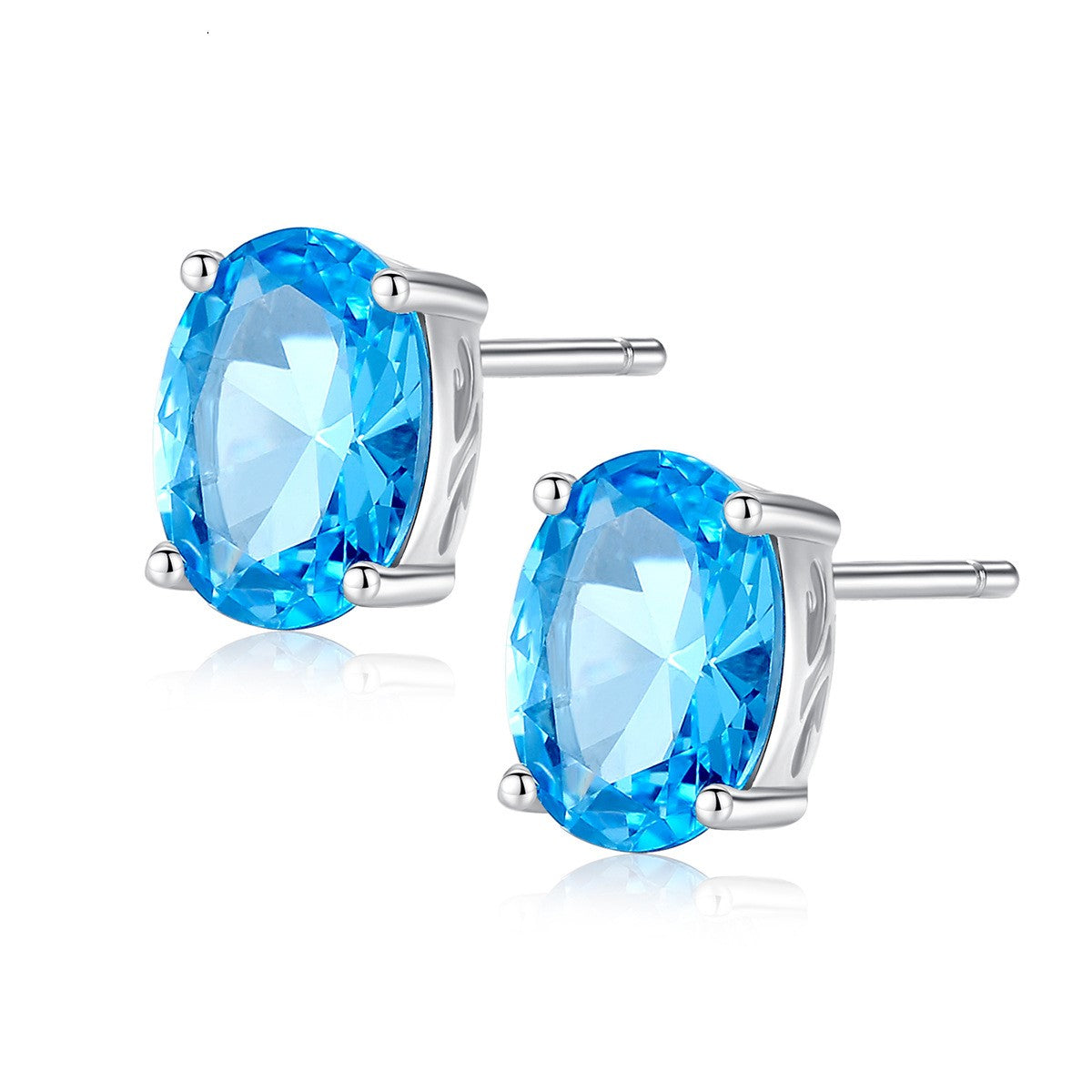 Women's S925 Sterling Silver Stud Earrings LadyShow.Store