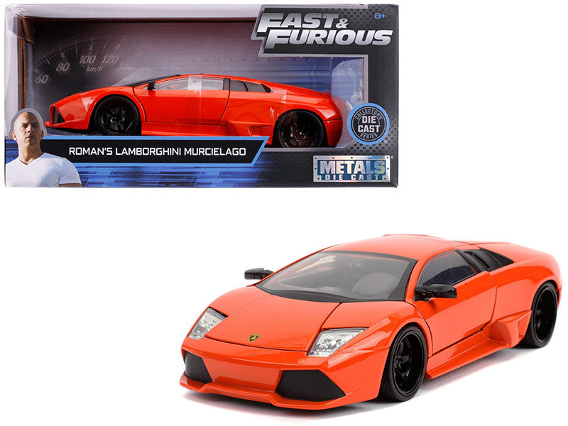 Roman's Lamborghini Murcielago Orange "Fast & Furious" Movie 1/24 Diecast Model Car by Jada LuxuryLifeWay Online Store