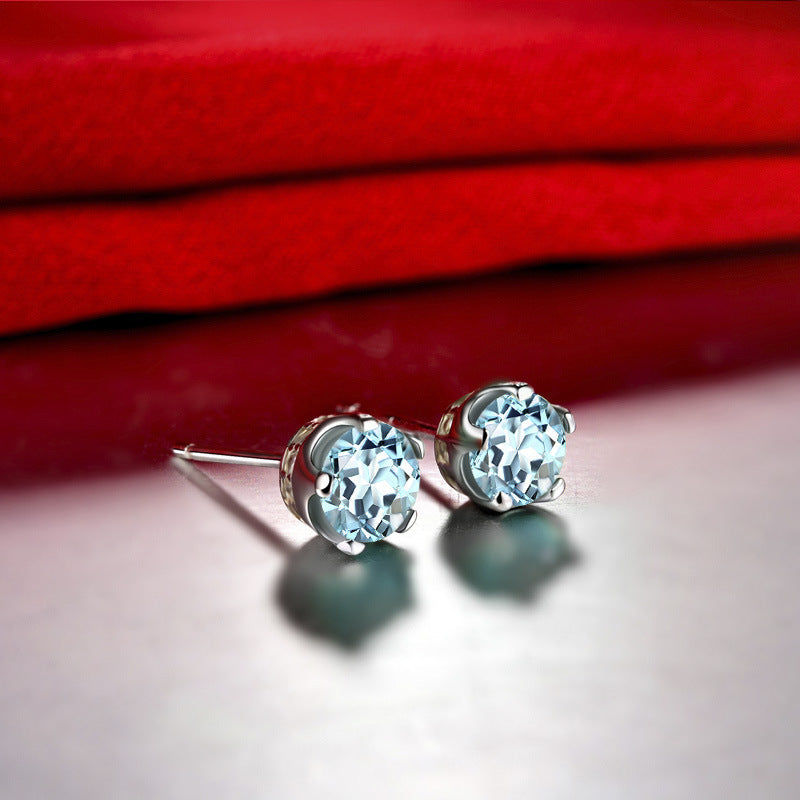 Peridot s925 sterling silver earrings LadyShow.Store
