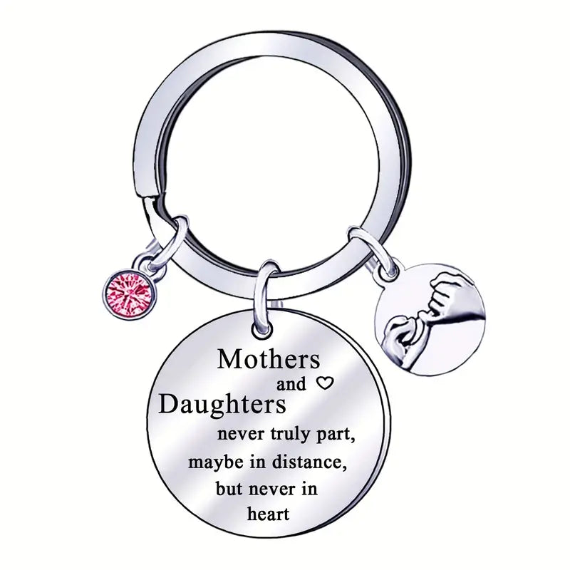 Stainless Steel Keyring Gift for Mother and Daughter LadyShow.Store