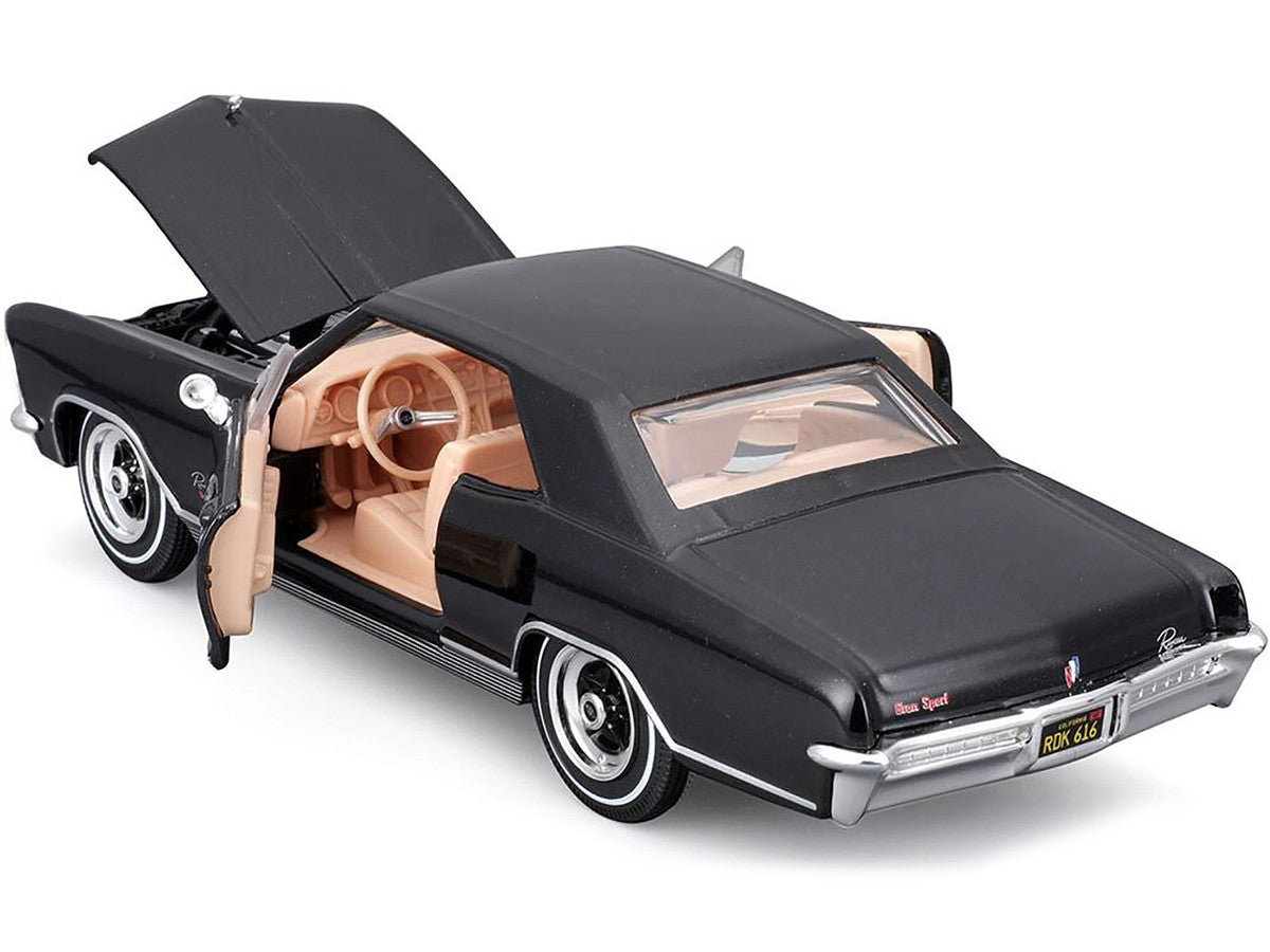1965 Buick Riviera Gran Sport Black Metallic "Special Edition" Series 1/26 Diecast Model Car by Maisto LuxuryLifeWay Online Store