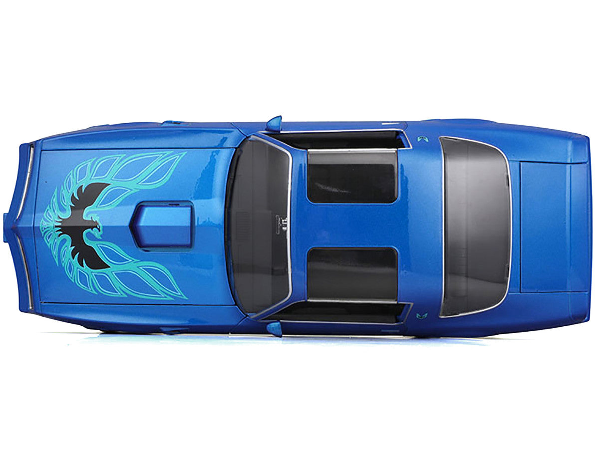 1978 Pontiac Firebird Trans Am Blue Metallic with Hood Graphics "Special Edition" Series 1/18 Diecast Model Car by Maisto LuxuryLifeWay Online Store