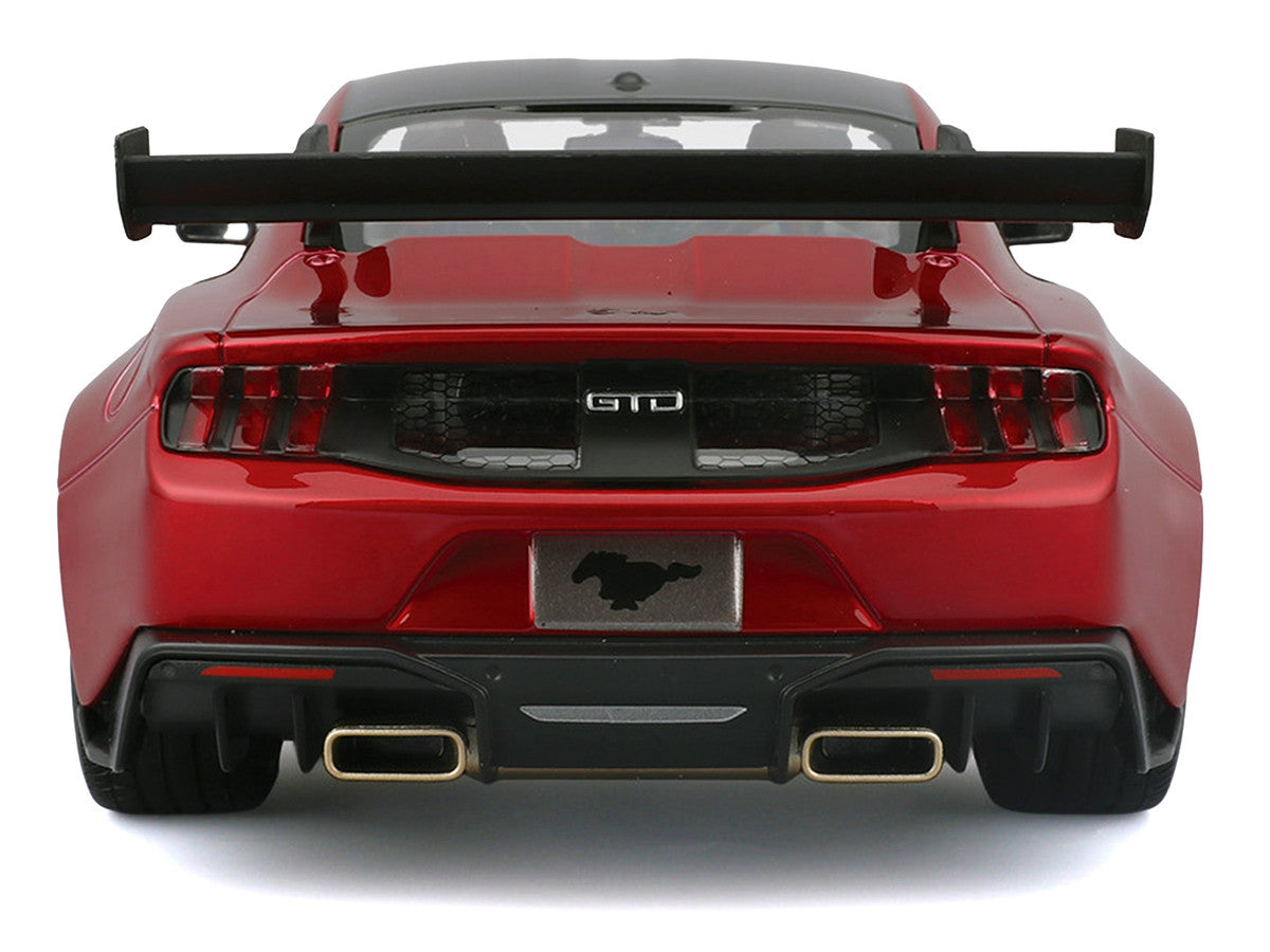 2025 Ford Mustang GTD Red Metallic with Black Top "Special Edition" Series 1/18 Diecast Model Car by Maisto LuxuryLifeWay Online Store