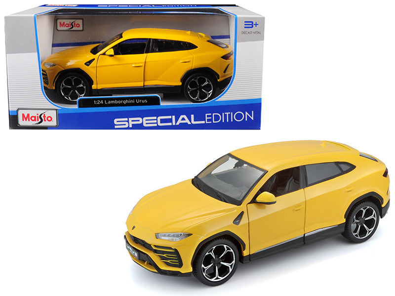 Lamborghini Urus Yellow 1/24 Diecast Model Car by Maisto LuxuryLifeWay Online Store
