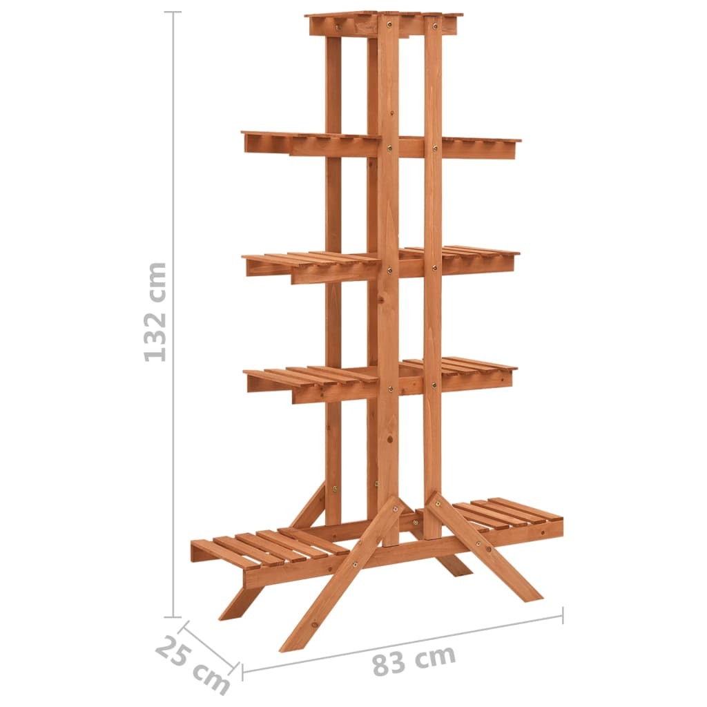 Plant Stand 32.7"x9.8"x52" Solid Firwood LuxuryLifeWay Online Store