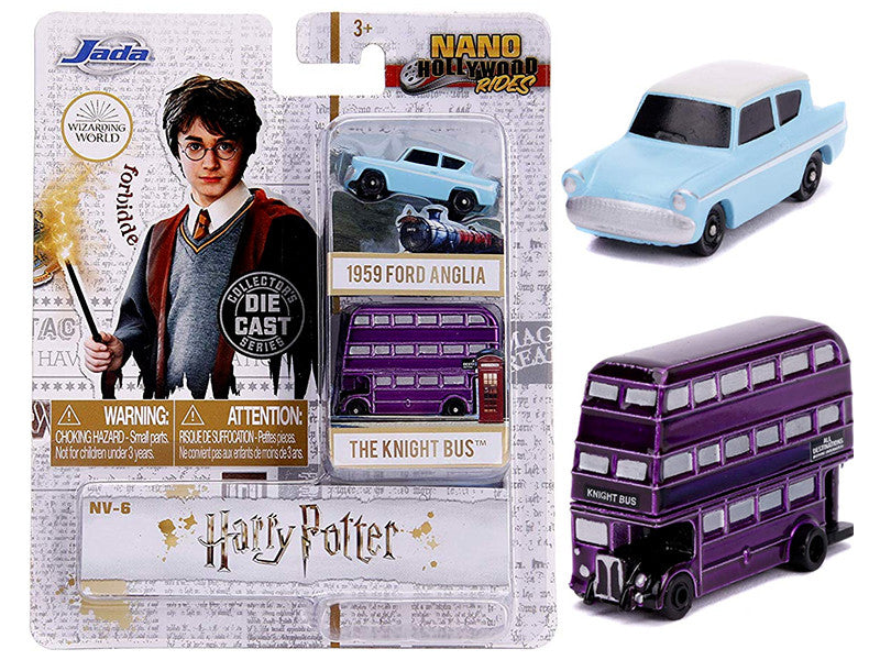 "Harry Potter" 2 piece Set "Nano Hollywood Rides" Diecast Models by Jada LuxuryLifeWay Online Store
