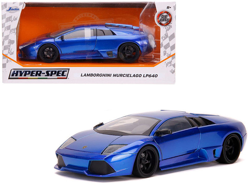 Lamborghini Murcielago LP640 Candy Blue "Hyper-Spec" 1/24 Diecast Model Car by Jada LuxuryLifeWay Online Store
